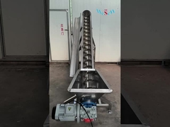 Dostosowywalny przenośnik skrętny ze stali nierdzewnej do dostosowanego automatycznego podajnika