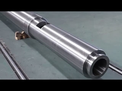 Niestandardowy bimetalowy śrubokrętowy stożkowy dwuskrętowy wytłaczacz dla maszyny wytłaczającej z tworzyw sztucznych