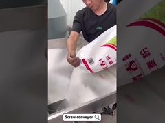 Przesyłowiec śrubkowy skłonny z stali nierdzewnej do przemysłu chemicznego