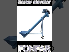 Przesyłowiec spiralny pionowy i nachylony ze stali nierdzewnej do obróbki ziarna