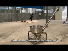 Przemysłowy przenośnik w kształcie U ze stali nierdzewnej