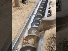 Konfigurowalny Ślimakowy Przenośnik Śrubowy U-kształtny Ślimakowy Przenośnik Śrubowy Odporny na Ciepło Skośny Pył Drzewny Mały