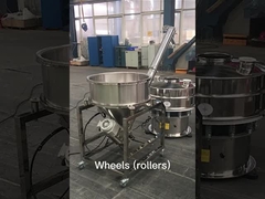 Demonstracja wysokiej wydajności przenośnika śrubowego do obróbki materiałów przemysłowych