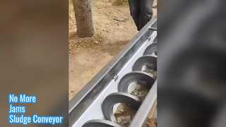 Nieplączący się przenośnik osadowy Łatwa konserwacja