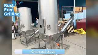 Niestandardowy grill węglowy ze stali nierdzewnej 304, odporny na korozję, odporny na utlenianie, wysokotemperaturowy