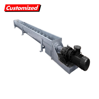 Dobra cena. Niestandardowy ślimakowy przenośnik śrubowy ze stali nierdzewnej, odporny na wysoką temperaturę, do transportu materiałów w Internecie