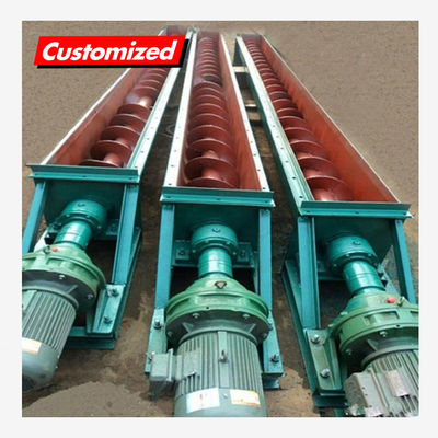 Dobra cena. Niestandardowy ciepłoodporny wysokiej wydajności przenośnik śrubkowy do transportu ziarna i proszku w Internecie