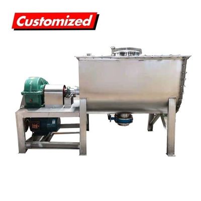 kupować OEM Custom Auger Conveyor Dry Powder Horizontal Ribbon Blender z strukturą KX0002 produkcja online