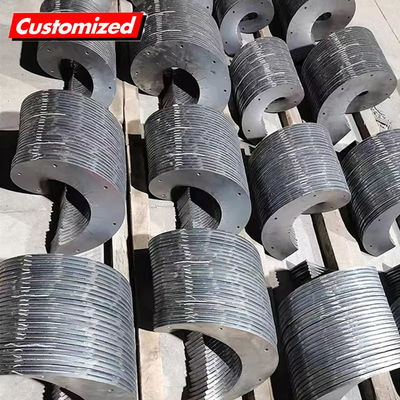 Dobra cena. Ślimak śrubowy ze stali nierdzewnej odporny na wysoką temperaturę, dostosowany do potrzeb klienta, do zastosowań przemysłowych w Internecie