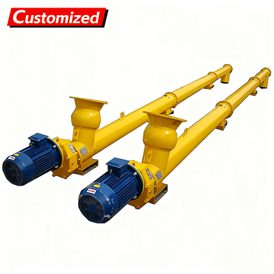 Dobra cena. Custom Auger Conveyor Systems Cement silo discharge Manufacturer Automatic Cement Powder Inclined Auger Screw Conveyor Feeder w Internecie