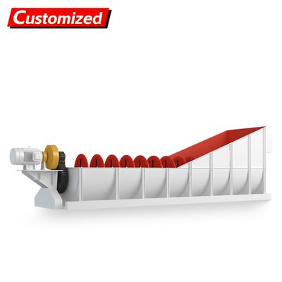 Dobra cena. custom Efficiency Silica Sand Washer Spiral Sand Washing Plant River Sand Screw Wash Machine auger screw Conveyor Customize w Internecie