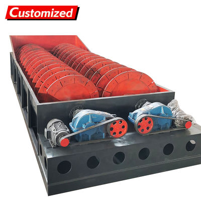 Dobra cena. Industrial Double-Spiral Screw Classifier Sand Washing Machine for Fine Sand Gravel Grit Silica Washing w Internecie