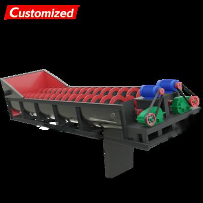 Dobra cena. Sand screw Washer  Spiral Sand Washing Machine high cleaning efficiency Energy Saving Mining Equipment wear-resistant steel Screw Sand Washer Machine for Gravel Pebble Basalt w Internecie