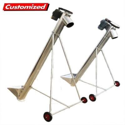 Dobra cena. KX0009 Cement Powder Auger Feeder Easy To Maintain Flex Screw Auger Z Hopperem w Internecie