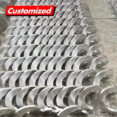 Dobra cena. Ślimak bezwałowy ze stali nierdzewnej odporny na wysoką temperaturę do niestandardowych systemów transportowych w Internecie