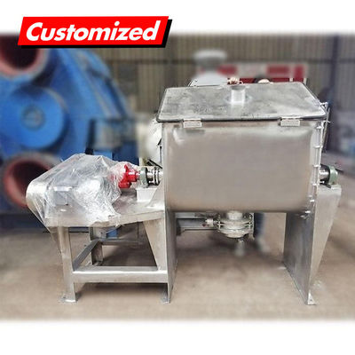 Dobra cena. Konfigurowalny poziomy blender taśmowy ze stali nierdzewnej do wysokowydajnego mieszania proszków w Internecie