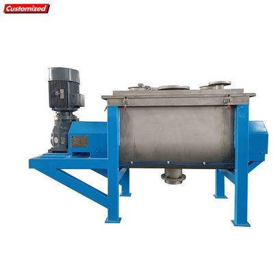 Jakość 1000L Spożywczy, Poziomy Mieszalnik Wstęgowy z Regulacją Prędkości Obrotowej dla Efektywnego Mieszania Proszków fabryka