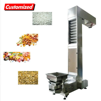 Dobra cena. Przenośny przenośnik nachylony ze stali nierdzewnej Z Bucket Conveyor Bean Corn Powder Seed Conveyor w Internecie
