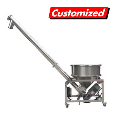 Dobra cena. Odporny na ciepło elastyczny przenośnik śrubowy z stali nierdzewnej do transportu proszku i ziarna w Internecie