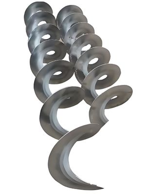 Dobra cena. Wysoce precyzyjna maszyna do tworzenia ostrza spiralnych ze stali nierdzewnej do przenoszenia śrub bez szyby o dostosowalnej średnicy w Internecie