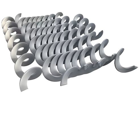 Dobra cena. Ciągły, walcowany na zimno, bezwałowy przenośnik ślimakowy ze stali nierdzewnej z zespołem łożyskowania rdzeniowego odpornym na korozję i zużycie w Internecie