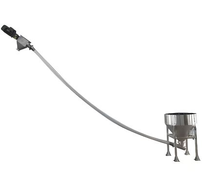 Dobra cena. Dostosowalny wysokiej wydajności przenośnik ze stali nierdzewnej 304 z elastycznym śrubokrętem do załadunku ziarna masowego w Internecie