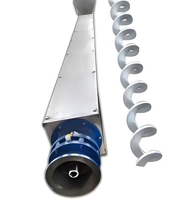 Dobra cena. U-formatowy szpilkowy wiertnik szpilkowy ze stali nierdzewnej bez wału Ostrze popiołowe Cement Sludge Pipe Spiral Conveyor w Internecie