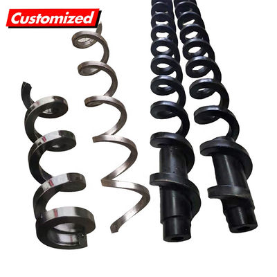 Dobra cena. Ślimakowy przenośnik bezwałowy ze stali nierdzewnej, odporny na wysoką temperaturę, z wymiarami dostosowanymi do potrzeb przemysłowych w Internecie