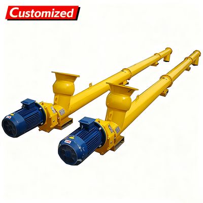 Dobra cena. Custom Auger Conveyor Systems Cement silo discharge Manufacturer Automatic Cement Powder Inclined Auger Screw Conveyor Feeder w Internecie