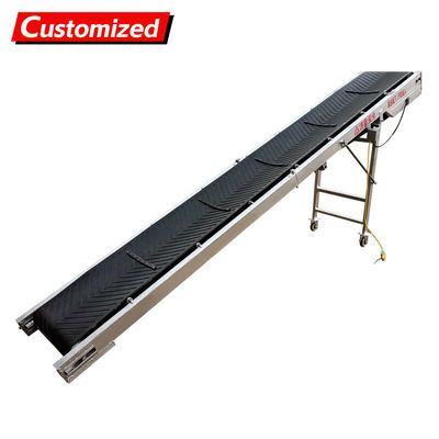 Dobra cena. Custom-made premium agricultural small folding anti-slip electric belt conveyor factory manufacturer, suitable for convenient, fast, and efficient grain and corn transportation. w Internecie