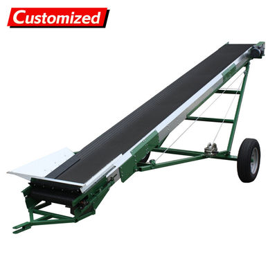 Dobra cena. Folding Stainless Steel Belt Conveyor with Adjustable Speed for Efficient Material Transport w Internecie