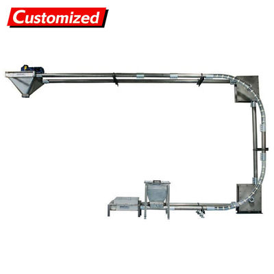 Dobra cena. Custom Stainless Steel Tube Chain Conveyor for Stable Transport of Steel Drag Chain Conveyors Explosion-proof and airtight design (Suitable for Powdered Sugar) w Internecie