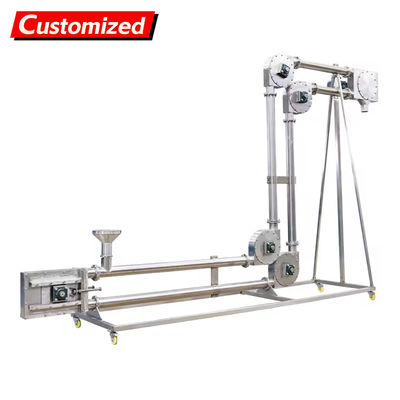 Dobra cena. Fully Enclosed Pipeline Chain Conveyor Achieves Dust-Free Powder Transport Industrial-Grade Powder Zero-Leakage Environmental Equipment Supports OEM w Internecie