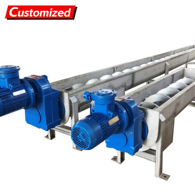 Dobra cena. Customized Screw Conveyor Automatic Shaftless Screw Conveyor Tubular Winch Integrated Sludge Conveying and Filter Pressing Equipment For Transporting Sludge Powder and Granular Raw Materials w Internecie