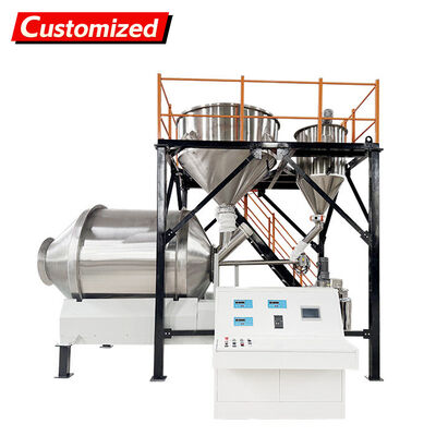 Dobra cena. Custom Stainless Steel Drum Mixer Dry-Wet Mixing Equipment Weighing Hopper Platform Drum Mixer - Weighing Hopper for Food, Pharmaceutical, and Chemical Industries w Internecie