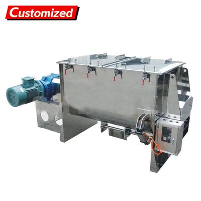 Dobra cena. Niestandardowy mikser wstęgowy ze stali nierdzewnej, mikser spiralny, blender, wysoka wydajność mieszania dla proszków, granulatów, materiałów lepkich, past. Odpowiedni dla przemysłu chemicznego, farmaceutycznego, spożywczego, paszowego i tworzyw sztucznych w Internecie