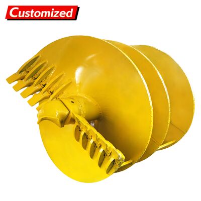 Dobra cena. Zindywidualizowana wiertnica ślimakowa, wiertnica, maszyna do kopania gleby, wiertło ślimakowe do palowania lub wiertło ślimakowe dwuślimakowe z prostą konstrukcją śruby do budowy mostów i dróg w Internecie