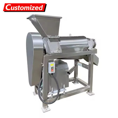 Dobra cena. Niestandardowa komercyjna wyciskarka do owoców i warzyw ze stali nierdzewnej, wyciskarka ślimakowa do soku, wyciskarka do miąższu, urządzenie do wyciskania soku z jagód, orzechów i warzyw korzeniowych, mechaniczny system wyciskania soku w Internecie