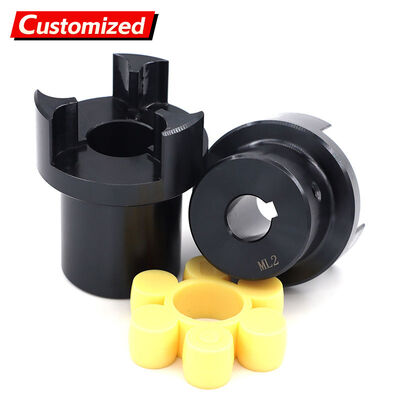 Dobra cena. OEM Spersonalizowany pięciopunktowy elastyczny wał prostokątny z rowkiem wpustowym, stożkową konstrukcją i momentem obrotowym 2000 Nm w Internecie